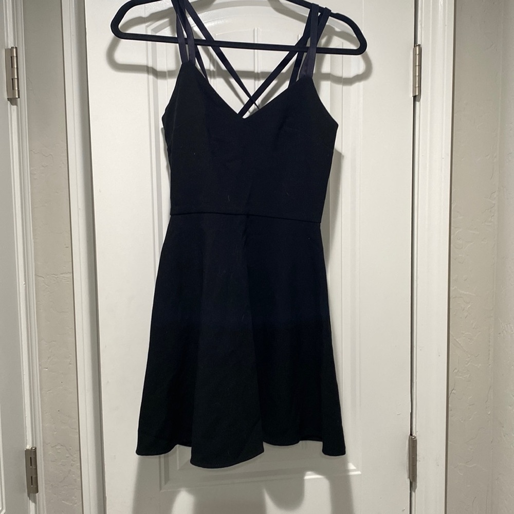 Midi Flowey black French connection dress size 2 /extra small